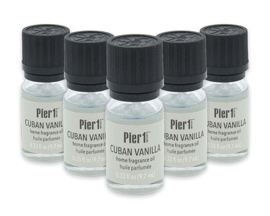Pier 1 Set of 5 Cuban Vanilla Fragrance Oils