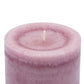 Pier 1 Pink Champagne 3X6 Mottled Pillar Candle